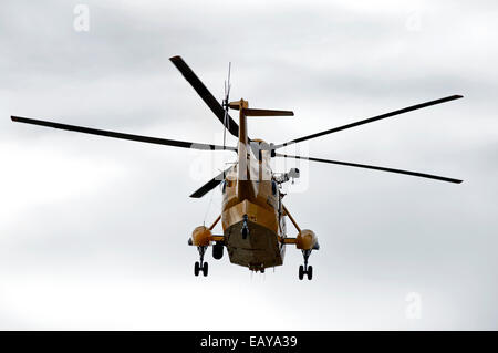 RAF Westland Seaking SAR HAR3 Hélicoptère de 202e Escadron basé à Lossiemouth, Morayshire. L'Écosse. Banque D'Images