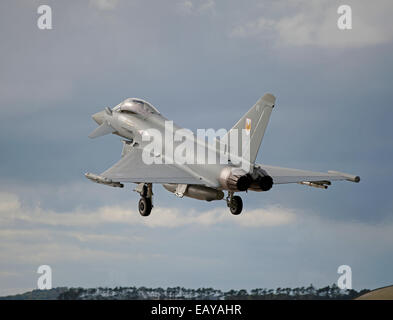 L'Eurofighter Typhoon FRG4 chasseur à réaction rapide militaire. 9178 SCO. Banque D'Images