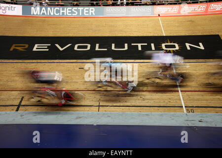 Manchester, UK. 22 Nov, 2014. Cyclisme sur piste série révolution ronde 2. - Crédit : Grant Burton/Alamy Live News Banque D'Images