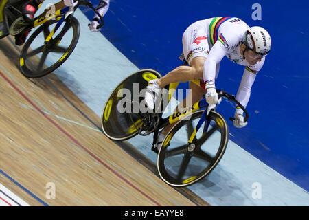 Manchester, UK. 22 Nov, 2014. Série révolution à vélo. François Pervis. Credit : Action Plus Sport/Alamy Live News Banque D'Images