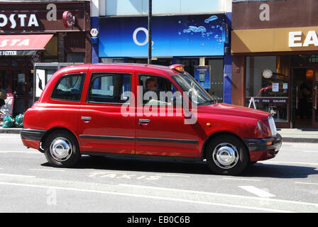 Taxi Londres West End de Londres, Royaume-Uni Banque D'Images