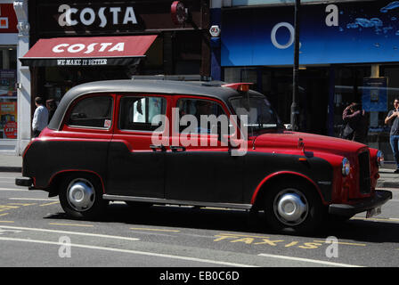 Taxi Londres West End de Londres, Royaume-Uni Banque D'Images