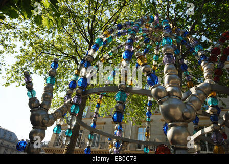 Entrée du métro Palais Royal, Place Colette Paris France Banque D'Images