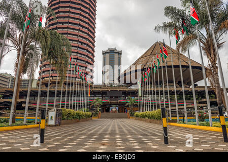 Kenyatta International Conference Centre situé dans le quartier central des affaires de Nairobi Banque D'Images