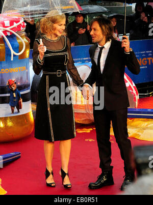 Londres, Royaume-Uni. 23 novembre 2014. Nicole Kidman à assister à la première mondiale de Paddington à l'Odeon Leicester Square Londres 23 novembre 2014.Nicole Kidman & Keith Urban assister à la première mondiale de Paddington à l'Odeon Leicester Square Londres 23 novembre 2014. Crédit : Peter Phillips/Alamy Live News Banque D'Images