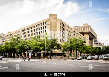Siège du FBI, J. Edgar Hoover Building, 935 Pennsylvania Ave NW, Washington DC Banque D'Images