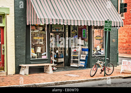 Bookworks, 101 ouest, rue Beverley, Staunton, Virginie Banque D'Images