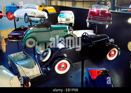 Cité de l'automobile Musée National Collection Schlumpf. La Collection Jammet de Toy Cars Banque D'Images