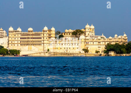 Le complexe City Palace, Udaipur, Rajasthan, Inde Banque D'Images