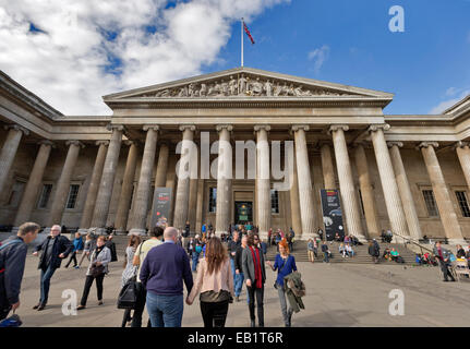 Le British Museum, Londres, Angleterre, Royaume-Uni Banque D'Images