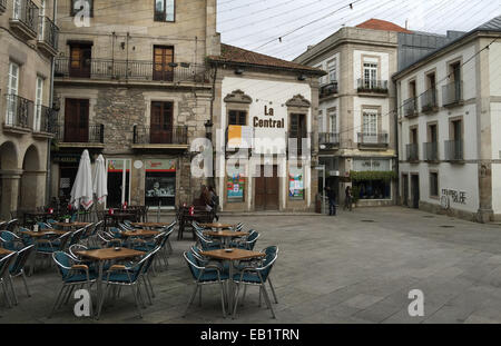 Vigo, Espagne. 18 Nov, 2014. La 'Plaza Constitucion' dans le Nord de la ville espagnole de Vigo, Espagne, 18 novembre 2014. Photo : Carmen Jaspersen/dpa/Alamy Live News Banque D'Images