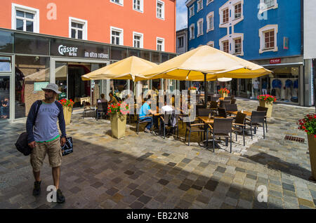 La partie urbaine des Alpes autrichiennes. Banque D'Images