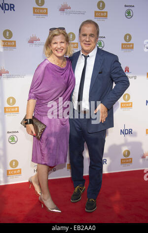 Echo Jazz Awards à Kampnagel Fabrik - tapis rouge avec des arrivées : Dorothee Roehrig Hubertus Meyer-Burckhardt,où : Hambourg, Allemagne Quand : 23 mai 2014 Banque D'Images