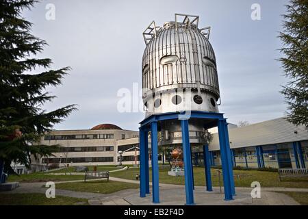 Les 26 tonnes de grande chambre à bulles BEBC (européenne), a été remplie de 35 mètres cubes de gaz naturel liquéfié, a enregistré les interactions des particules élémentaires à l'Organisation européenne pour la recherche nucléaire. Banque D'Images