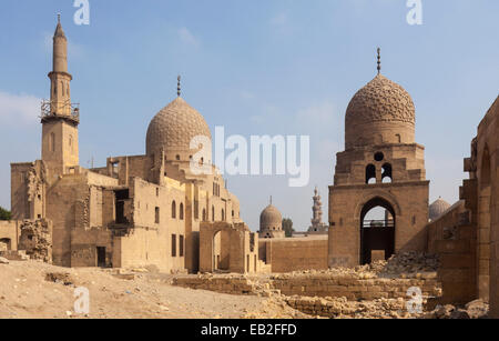 Complexe d'al-Achraf Barsbay, nord de cimetière, Le Caire, Égypte Banque D'Images