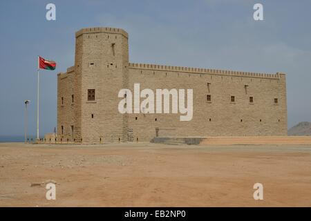 Fort de Mirbat, Région de Dhofar, Orient, Oman Banque D'Images