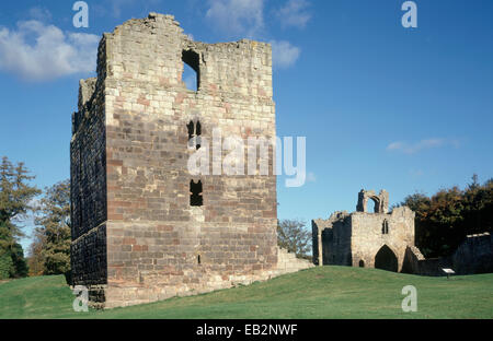 Maison de la tour de l'Ouest, de l'Etal Castle, Northumberland, Angleterre Banque D'Images