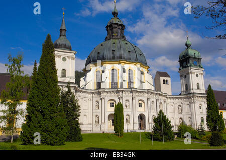 Abbaye Ettal, Ettal, Haute-Bavière, Bavière, Allemagne Banque D'Images