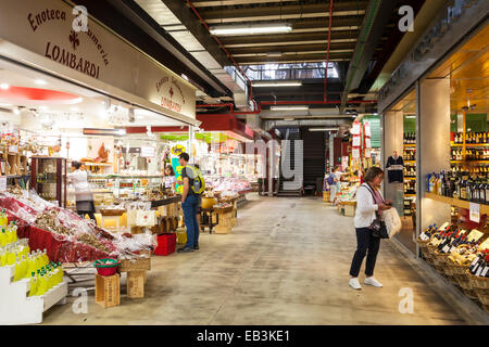 Mercato Centrale dans Florence, Italie. Banque D'Images