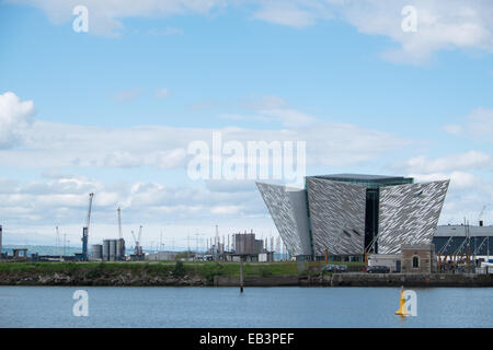 Musée Titanic Belfast en Irlande du Nord Banque D'Images