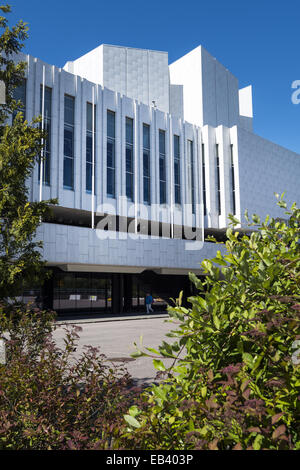 Le Finlandia Hall conçu par l'architecte Alvar Aalto à Helsinki, Finlande Banque D'Images