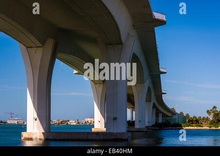 Memorial Causeway, Clearwater à Clearwater, en Floride. Banque D'Images