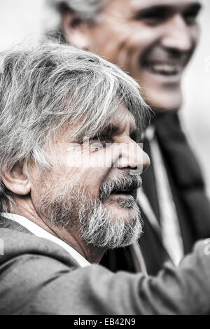 Massimo Ferrero (Sampdoria), le 23 novembre 2014 - Football / Soccer : Italien 'Serie' une correspondance entre Cesena Sampdoria 1-1 au Stadio Dino Manuzzi à Cesena, Italie. (Photo de Maurizio Borsari/AFLO) Banque D'Images