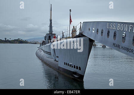 USS Bowfin Submarine (1942), Pearl Harbor, Honolulu, Oahu, Hawaii, USA Banque D'Images