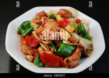Poulet Kung Pao Banque D'Images