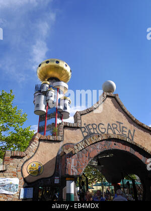 Musée de la bière dans la brasserie fabrication Kuchlbauer Abensberg Banque D'Images