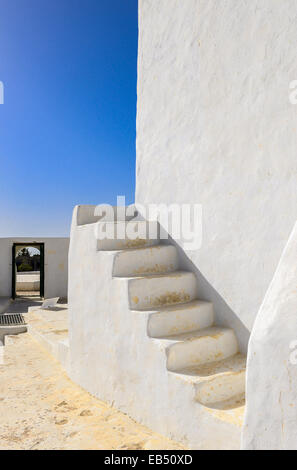 Au sud de la Tunisie, Djerba, l'ancienne mosquée Loon Fadh,détail Banque D'Images