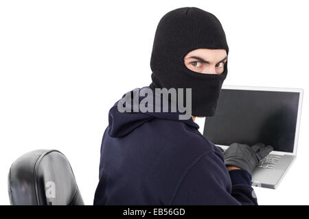 Séance Hacker hacking et coffre Banque D'Images