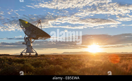 Les télescopes radio pour la radioastronomie à Socorro, Nouveau Mexique. Banque D'Images