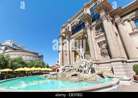 Vue extérieure du Forum Shoppes à Las Vegas au Nevada. Banque D'Images