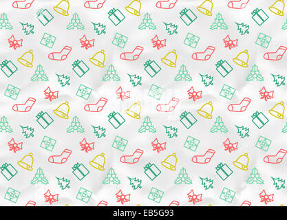 Pour l'élément d'arrière-plan transparent Noël design, illustration Banque D'Images