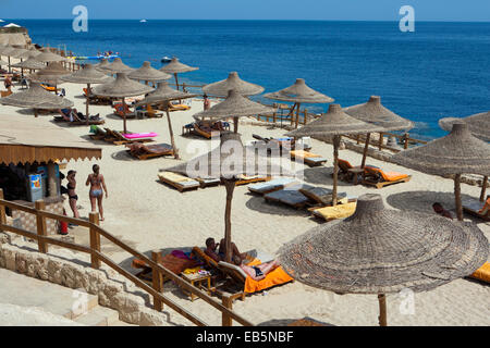 Plage à Sharm el Sheikh en Egypte Banque D'Images