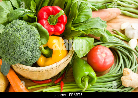 Des légumes frais Banque D'Images