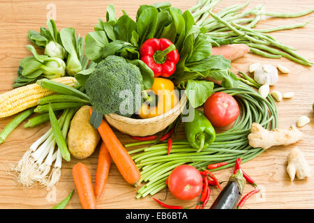 Des légumes frais Banque D'Images