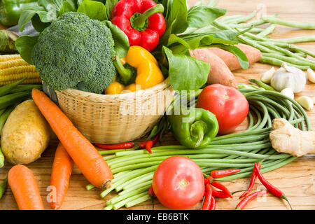 Des légumes frais Banque D'Images