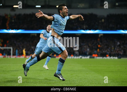 Manchester, UK. 25Th Nov, 2014. Le groupe E de la Ligue des Champions - Manchester City vs Bayern Munich - stade Etihad - Manchester - Angleterre - 25ème Novembre 2014 - Photo Simon Bellis/Sportimage. © csm/Alamy Live News Banque D'Images