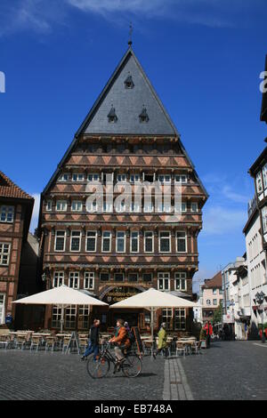 Les bouchers Guild Hall, Hildesheim Banque D'Images