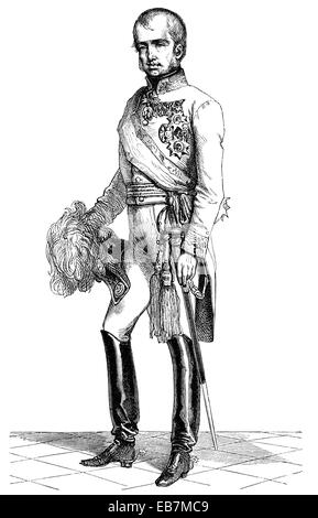 Ferdinand I, 1793 à 1875, Empereur d'Autriche, Président de la Confédération germanique, roi de Hongrie et de la Bohême Ferdinand V, Banque D'Images