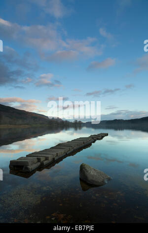 Loch Ard, les Trossachs, l'Écosse, novembre 2014 Banque D'Images