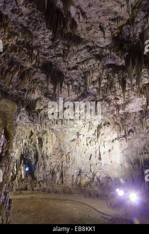 La grotte de Drogarati sur l'île grecque de Céphalonie Banque D'Images