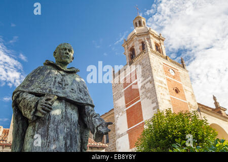 Église de San Andres à Carrion de los Condes, Chemin de Saint-Jacques de Compostelle, Palencia, Espagne Banque D'Images