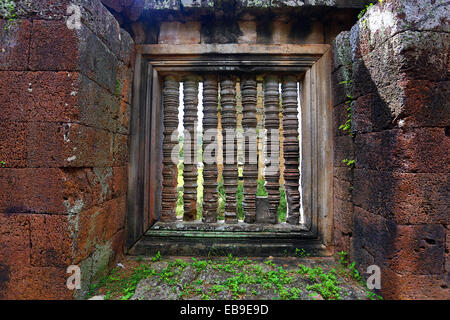 Prasat Suor Prat à Angkor Thom, Siem Reap, Cambodge Banque D'Images