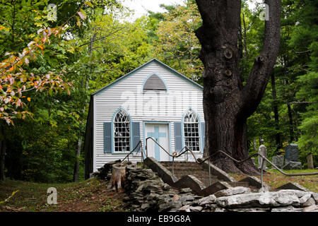 La plus ancienne église catholique dans les monts Catskill. Banque D'Images