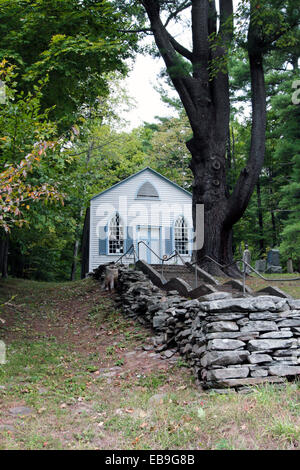 La plus ancienne église catholique dans les monts Catskill. Banque D'Images