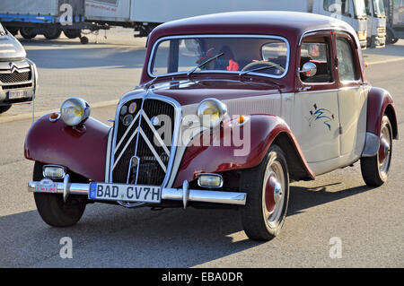 Vintage Citroën Traction Avant, construit autour de 1951, Messe Karlsruhe, Karlsruhe, Bade-Wurtemberg, Allemagne Banque D'Images