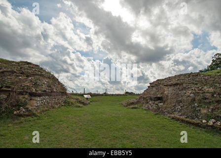 Calleva Atrebatum Porte Sud Silchester Ville Romaine Banque D'Images